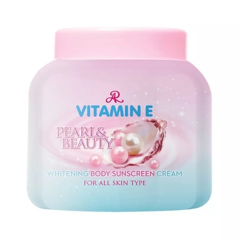 เอ-อาร์-วิตามิน-อี-เพิร์ล-แอนด์-บิวตี้-ไวท์เทนนิ่ง-บอดี้-ซันสกรีน-ครีม-ar-vitamin-e-pearl-amp-beauty-whitening-200-g