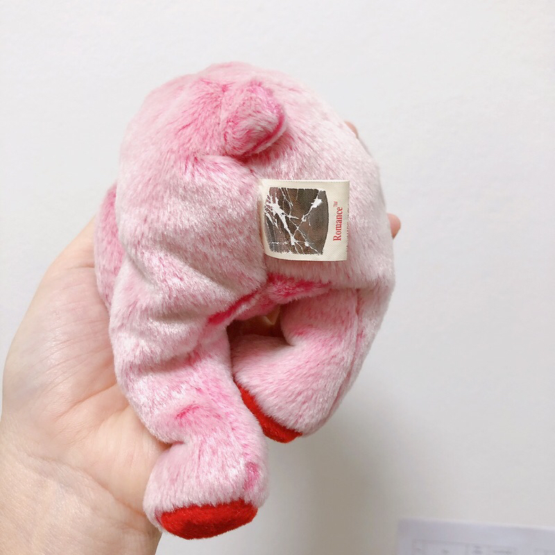 ตุ๊กตาหมีสีชมพู-ty-ลิขสิทธิ์แท้จากญี่ปุ่น