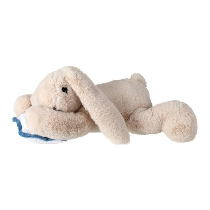 miniso-ตุ๊กตากระต่ายขนปุย-10in-lying-rabbit-plush-toyลิขสิทธิ์แท้