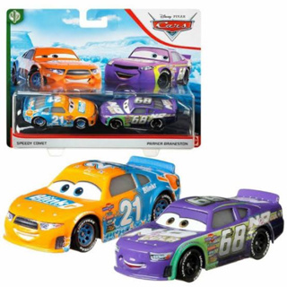 Disney Pixar Cars 3 Speedy Comet &amp; Parker Brakeston Scale 1.55