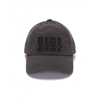 พร้อมส่ง matin kim lettering ball cap in charcoal