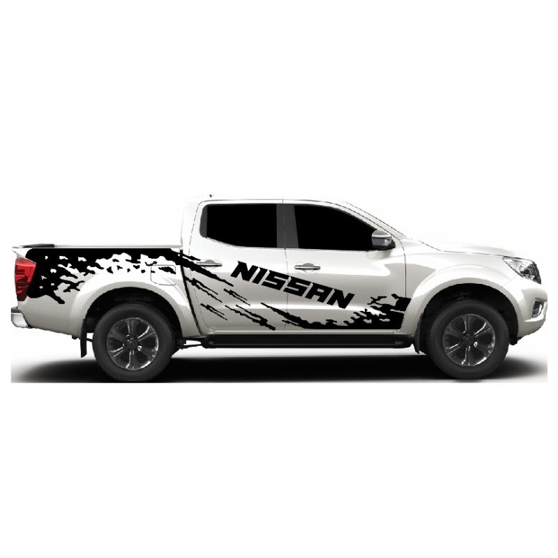 สติ๊กเกอร์แต่งรถกระบะนิสสัน-นาวาร่า-สติ๊กเกอร์ลายสาดโคลน-nissan-navara-สติกเกอร์รถกระบะนิสสัน