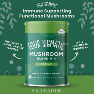Four Sigmatic 10 Organic Mushroom Blend - 60g 🍄ผงสกัดจากเห็ดออร์แกนิค รวม 10 ชนิด กระตุ้นและเสริมสร้างภูมิคุ้มกัน🍄🍄