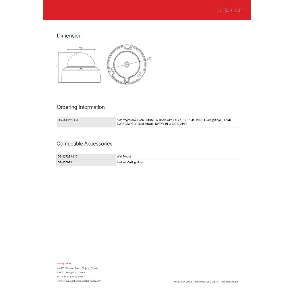 สินค้าราคาพิเศษ-hikvision-ds-2cd2110f-i-4mm-poe-4mm-ir30-m