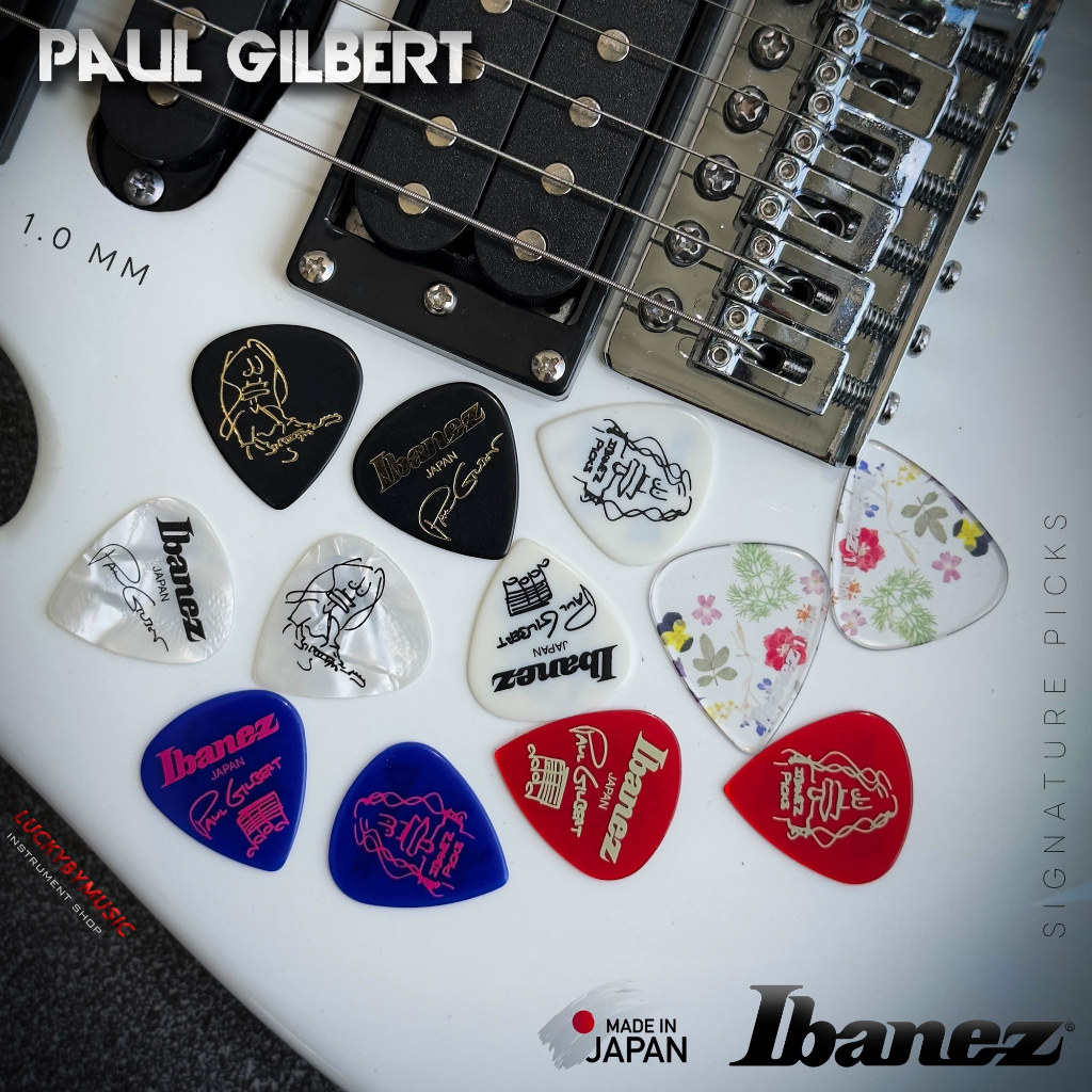 พร้อมส่ง-ปิ๊ก-ibanez-รุ่น-paul-gilbert-kaleido-pick-made-japan-ขนาด-1-0-mm-ปิ๊กกีต้าร์-ปิ๊กกีตาร์-งานแท้ญี่ปุ่น