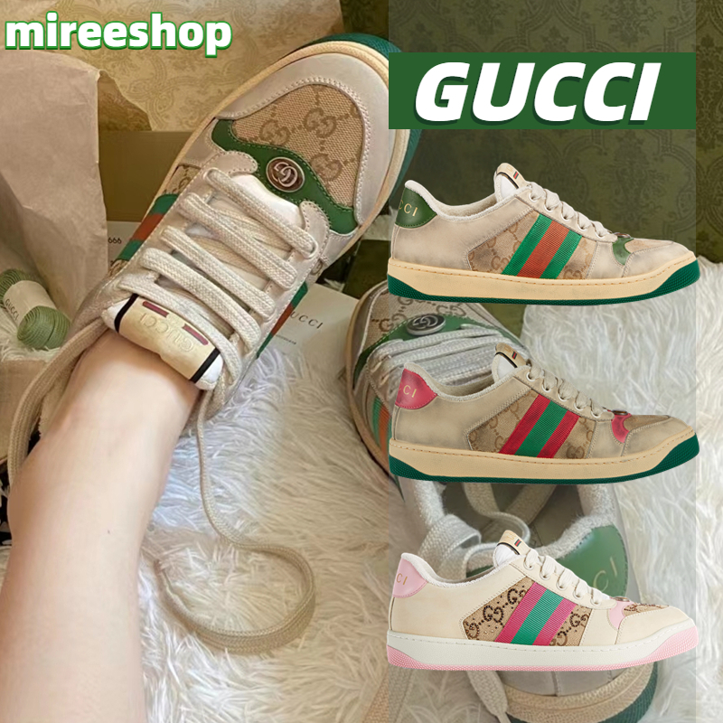 กุชชี่-gucci-รองเท้าผ้าใบ-screener-leather-sneaker