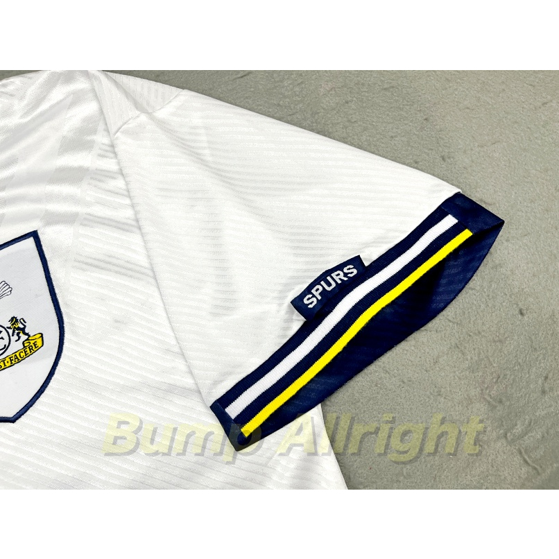 retro-เสื้อฟุตบอลย้อนยุค-vintage-ทีม-สเปอร์ส-เหย้า-spur-home-1993-18-klinsmann-เสื้อเปล่า