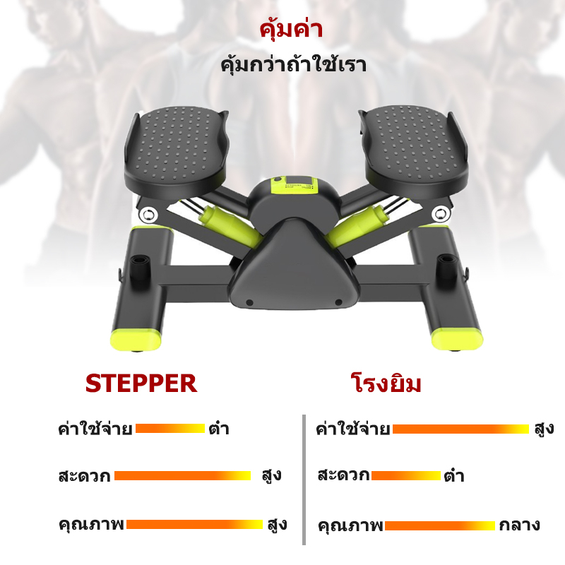 จัดส่งทันที-ลู่วิ่ง-side-stepper-hot-item-เครื่องออกกำลังกาย-พกพา-mini-stepper-ลู่วิ่งไฟฟ้า-เครื่องออกกำลังกาย-มี-3-สี