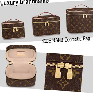 หลุยส์วิตตอง Louis Vuitton/NICE NANO กระเป๋าเครื่องสำอาง/กระเป๋าสุภาพสตรี/กระเป๋าถือ