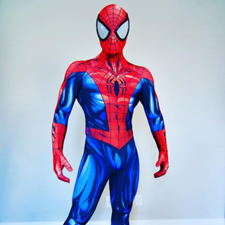 [พร้อมส่งในไทย] ชุดคอสตูม คอสเพลย์ Spiderman สไปเดอร์แมน มีซิปเป้า