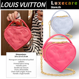 หลุยส์ วิตตอง👜Louis Vuitton POP MY HEART Women/Shoulder Bag กระเป๋าโซ่/กระเป๋าถือ/กระเป๋าLV