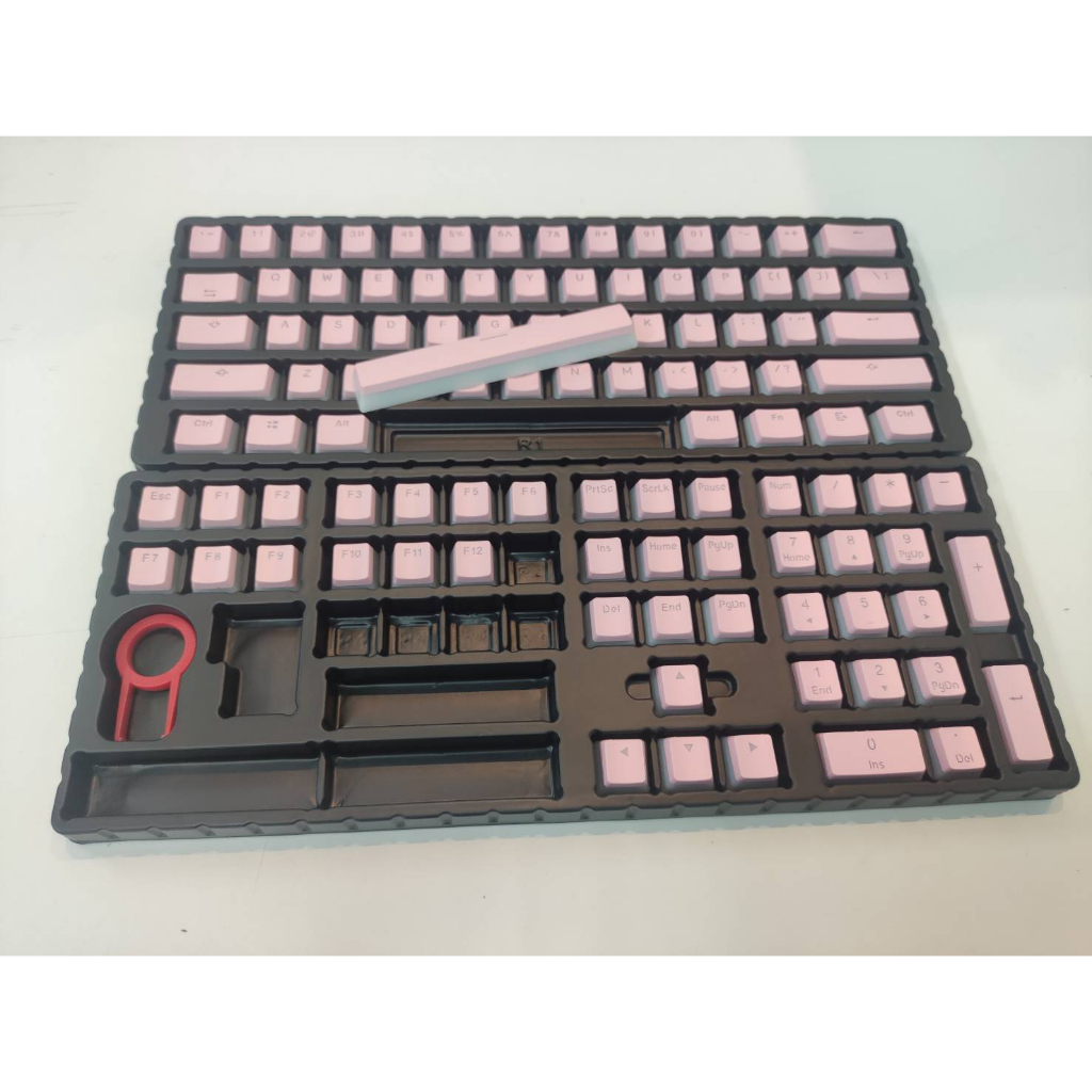 Redragon A130 Pudding Keycaps, 104 Keys Standard Doubleshot PBT Keycap