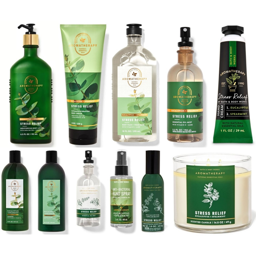 bath-amp-body-works-รุ่น-aromatherapy-กลิ่น-eucalyptus-spearmint-หอมผ่อนคลายแบบสปาใช้ได้ทั้งชายหญิงหอมผ่อนคลายแบบสปา