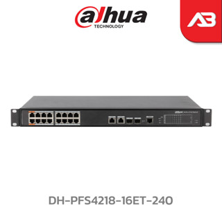 DAHUA POE SWITCHING 16+2+2 PORT รุ่น DH-PFS4218-16ET-240