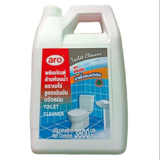 นํ้ายาล้างห้องนํ้าสูตรเข้มข้นขจัดสนิม 3800 มล. ตราเอโร่ aro - Toilet Cleaner 3800 ml. ฆ่าเชื้อแบคทีเรีย