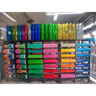 สติ๊กเกอร์สี สีพื้น เกรดไต้หวัน กว้าง 53 ซม - ต่อเมตรครับ