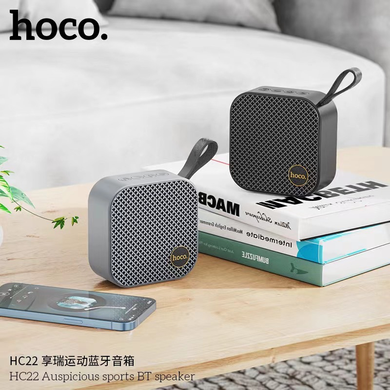 hoco-hc22-ลำโพงไร้สาย-bluetooth-สำหรับพกพา-ดีไซน์น่ารัก-เบสหนัก-เสียงแน่น-พกพาสะดวก-สินค้ามาใหม่