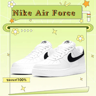 Nike Air Force 1 Low "White and Black"รองเท้าผ้าใบ CT2302-100