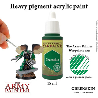 🔥มีของพร้อมส่ง🔥 Army Painter Greenskin AP-WP1111 สีทาโมเดล สีอะคริลิค สูตรน้ำ Water Based Acrylic รุ่นใหม่