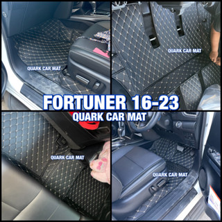 (🔥ฟรีแถม3)พรม6D FORTUNER ฟอร์จูนเนอร์ รุ่นหนา แท้ เต็มคัน ตรงรุ่น ติดตั้งง่าย