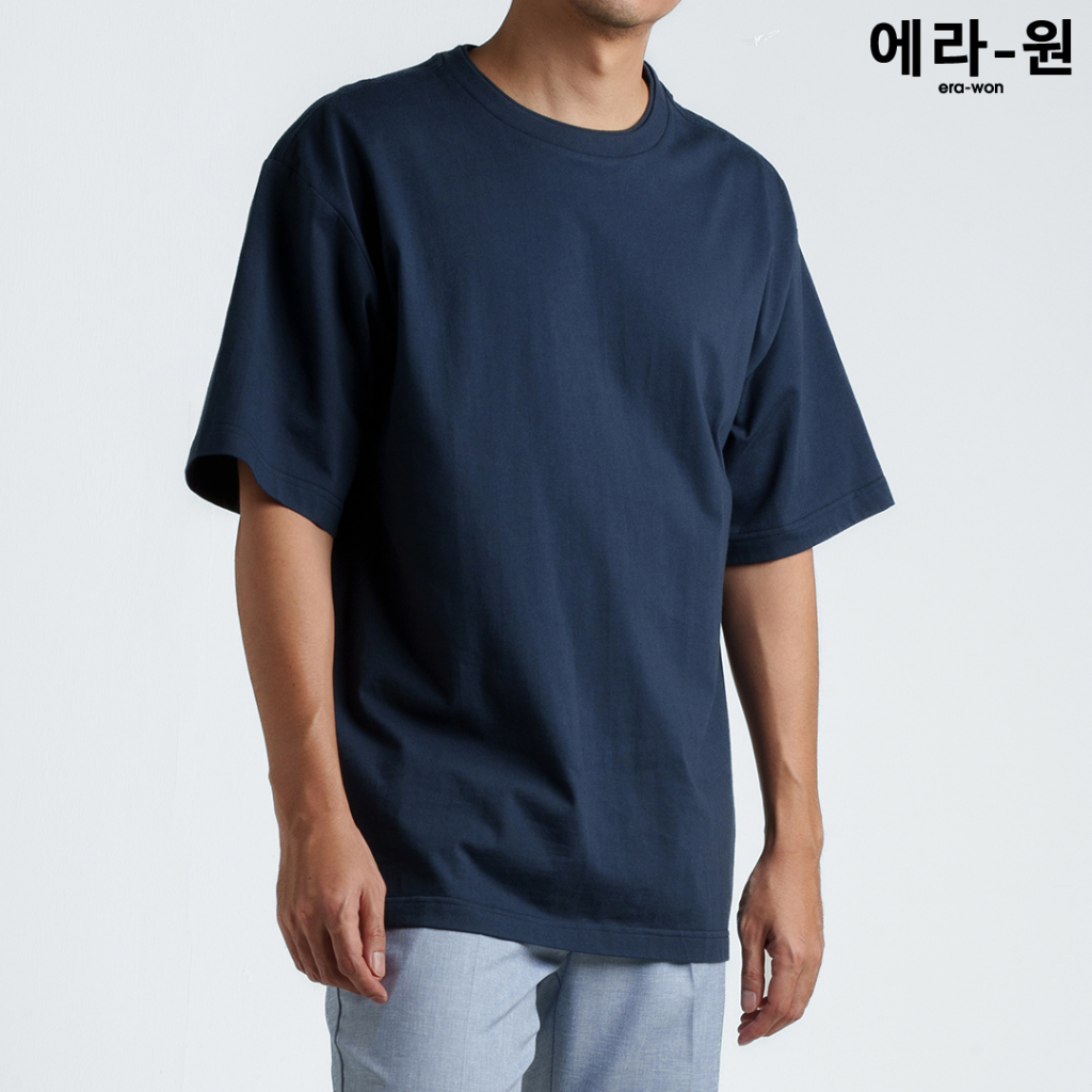 era-won-เสื้อยืด-โอเวอร์ไซส์-oversize-t-shirt-สี-navy