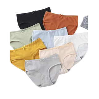 โปรโมชั่น Flash Sale : กางเกงในผู้หญิง รุ่นNK-20 กางเกงในผ้าร่อง แต่งหน้าโบว์ กางเกงในเก็บพุง มีหลายสี สินค้าพร้อมส่ง