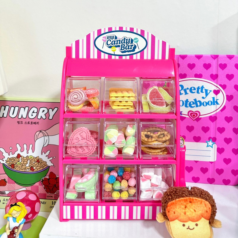 PINK CANDY BOX ! สีชมพูบาร์บี้สดใสมาก ใส่ขนม เยลลี่ ลูกอมน่ารักๆ ...
