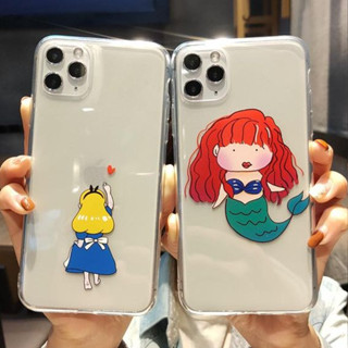 ***พร้อมส่ง***เคสใสเจ้าหญิง นางเงือก/เคสใสซินเดอเรนล่า