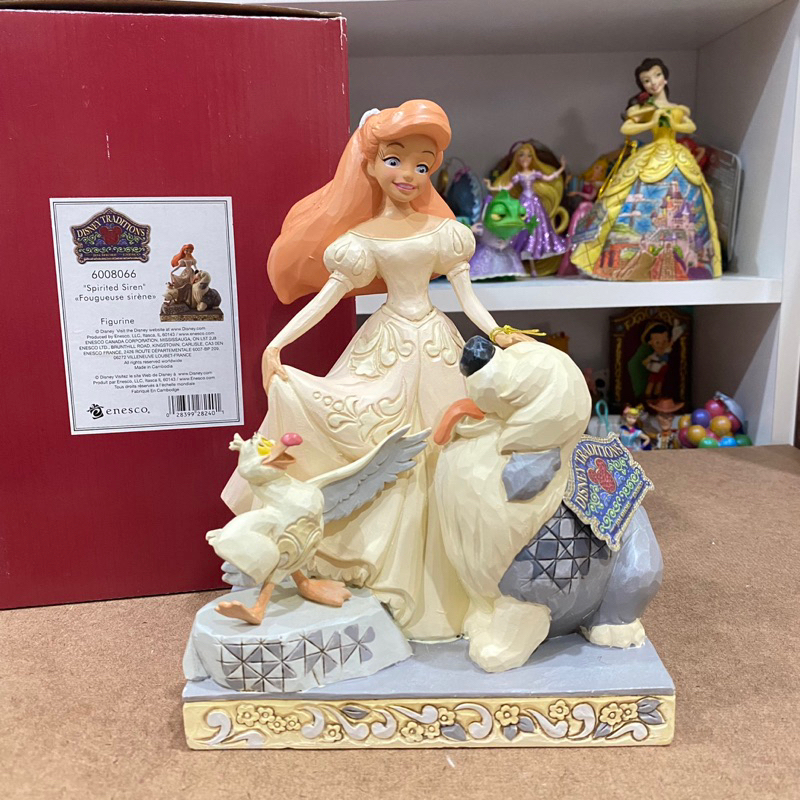 disney-jim-shore-พร้อมส่ง-ariel-white-collection