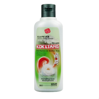 (1 ขวด)Kok Liang Herbal Shampoo 200ml. ก๊กเลี้ยง แชมพูสมุนไพร 200 มล