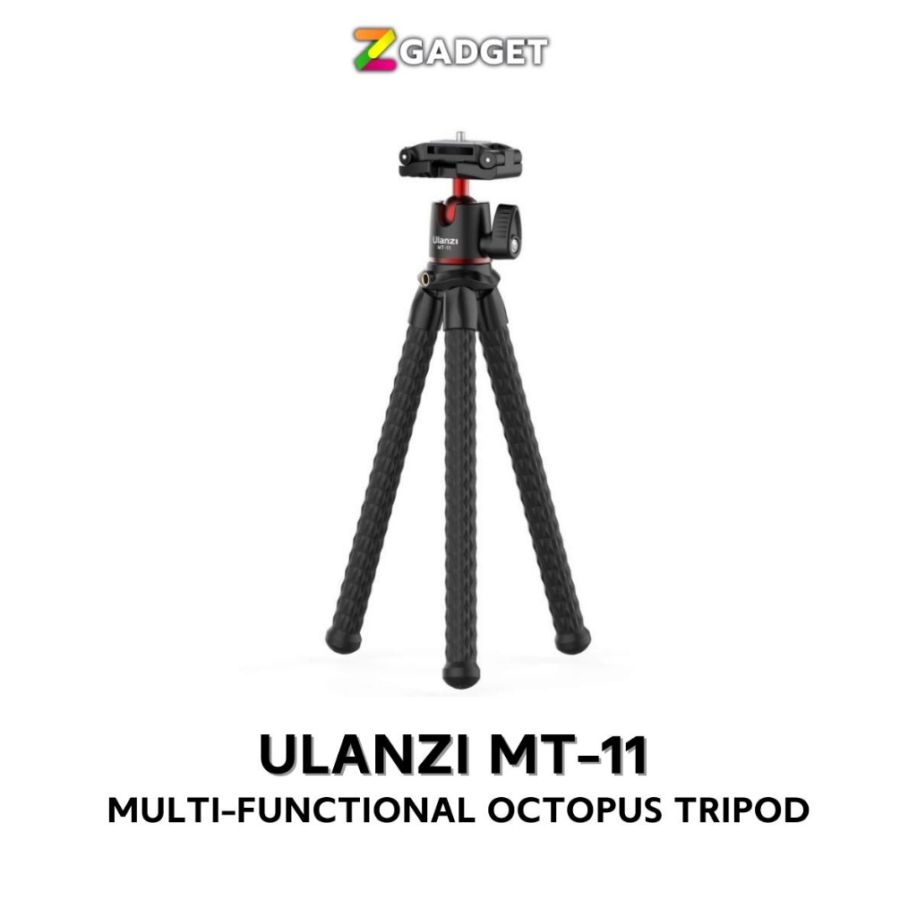 ULANZI MT-11 Multi-functional Octopus Tripod ขาตั้งมือถือ ขาตั้งกล้อง  พร้อมหัวจับมือถือ