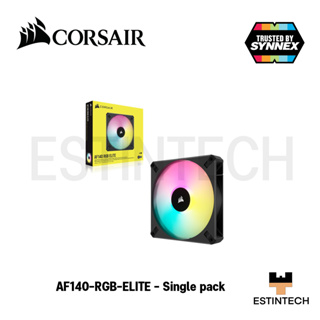CASE FAN (พัดลมเคสคอมพิวเตอร์) Corsair AF140 RGB ELITE Single pack ของใหม่ประกัน 2ปี