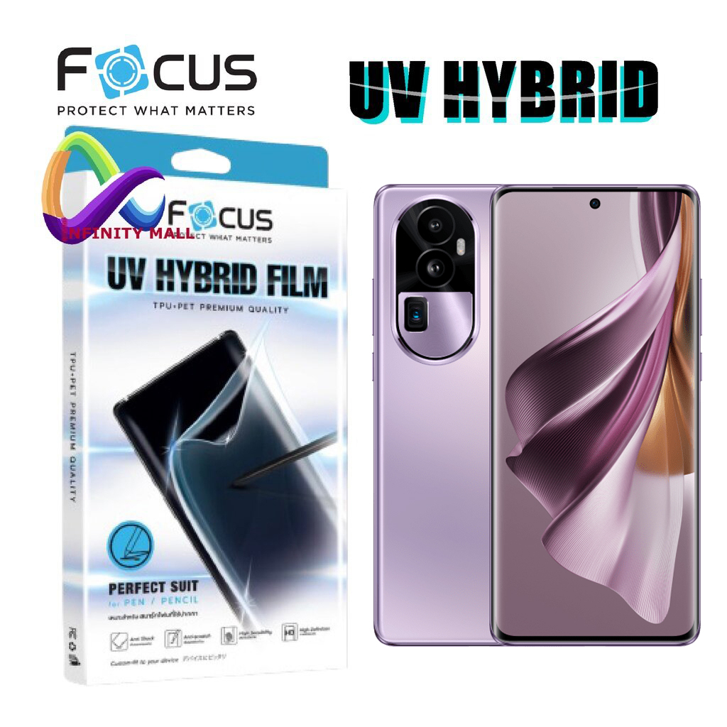 ฟิล์ม Oppo Reno 12 / 11 / 10 / 10 Pro 5G / 10 Pro Plus 5G / 8T 5G โฟกัส ...