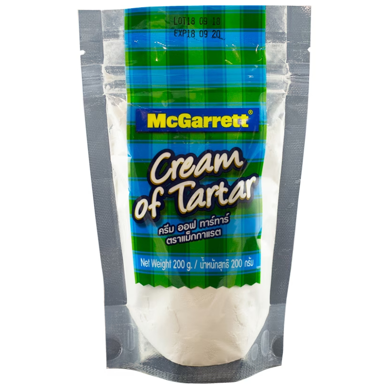 แม็กกาแรต ครีมออฟทาร์ทาร์ 200 กรัม Cream of Tartar 200g McGarrett