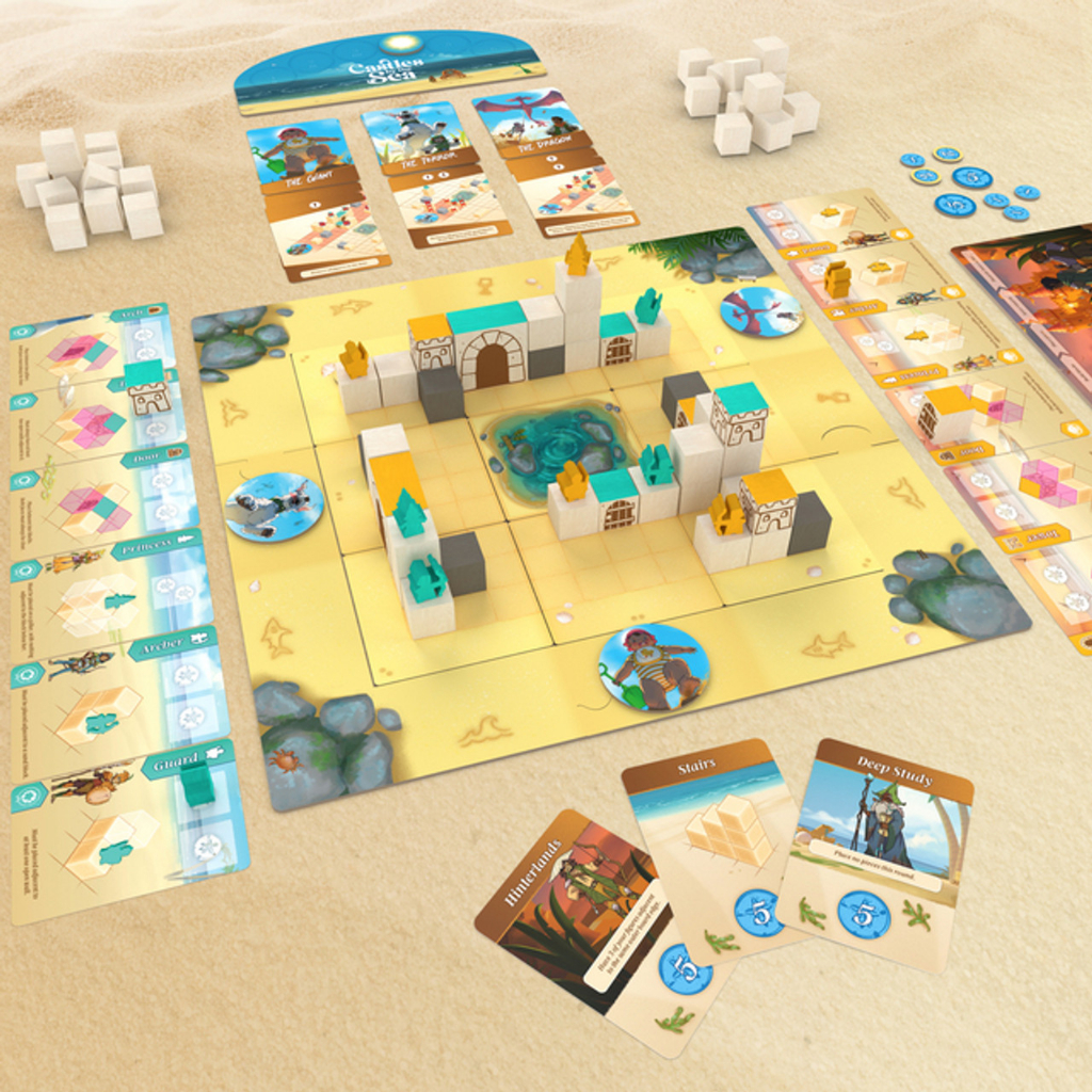 ของแท้-castles-by-the-sea-deluxe-kickstarter-edition-game-token-riptide-expansion-board-game