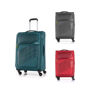 AMERICAN TOURISTER กระเป๋าเดินทางล้อลาก แบบผ้า(25นิ้ว) รุ่น STIRLING SOFTSIDE SPINNER 68/25 EXP TSA