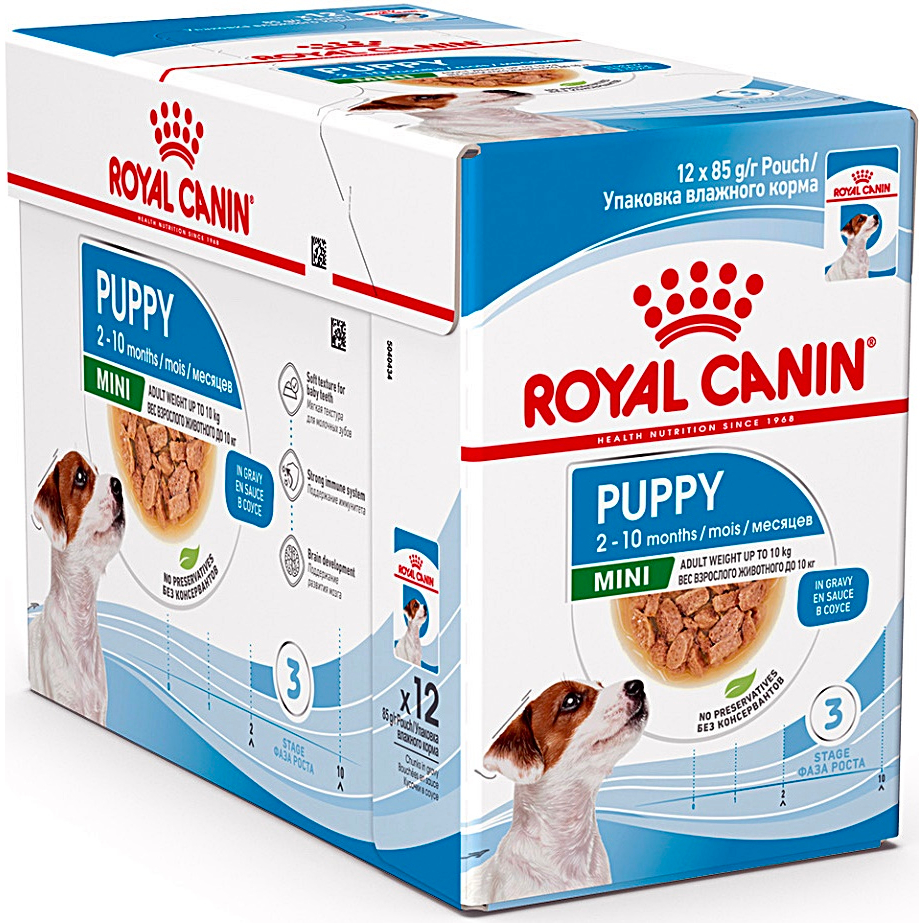อาหารเปียกสุนัข-royal-canin-mini-puppy-adult-ageing-1-กล่อง-85g-12-ซอง