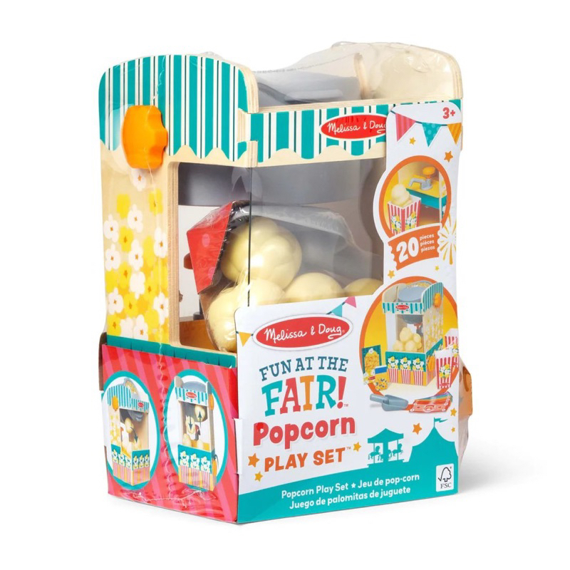 เล่นทำป๊อปคอร์น-อุปกรณ์ครบ-fun-at-the-fair-pop-amp-serve-popcorn-playset-อย่างดี-unique