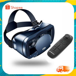 VRG Pro 3D VR แว่นตา Virtual Reality เต็มรูปแบบหน้าจอภาพมุมกว้าง VR กล่องแว่นตาสำหรับ 5 ถึง 7 นิ้วสมาร์ทโฟนแว่นตา