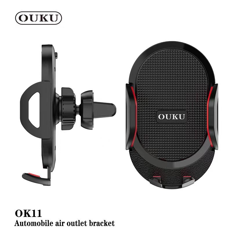 ouku-รุ่น-ok11-ที่ยึดมือถือ-ที่จับโทรศัพท์ในรถยนต์-แบบติดช่องแอร์-car-holder-air-outlet-พร้อมส่ง-060666t