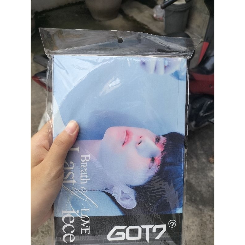 สมุดลายเส้นมาร์คgot7สมุดจดบันทึกด้านในเป็นภาพพี่มาร์ค