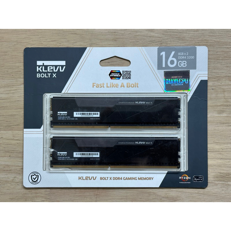 KLEVV Bolt X 16GB 3600MHz CL18 XMP 2.0 DDR4 Ram - Azoth