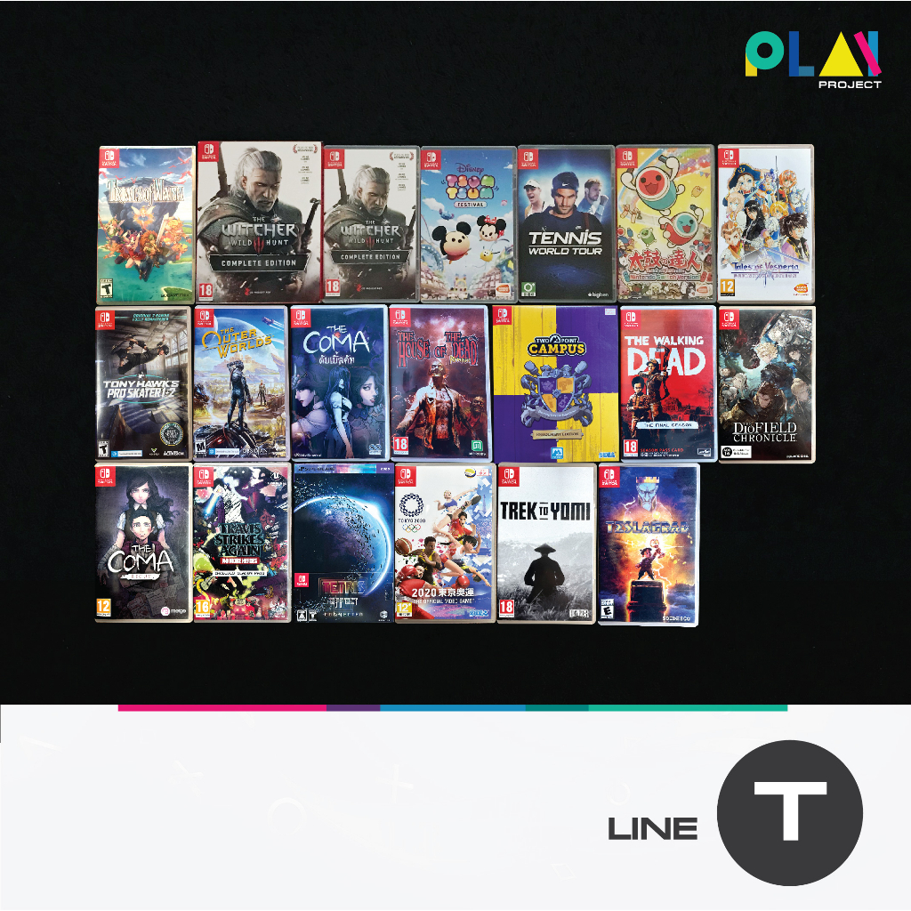 เกม Nintendo Switch มือสอง กว่า 100 เกม (รายชื่อตัวอักษร T )[มือสอง ...