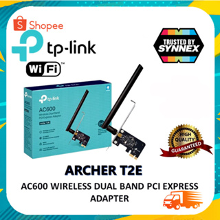 TP-Link การ์ดไวไฟ Archer T2E AC600 Wireless Dual Band PCI Express Adapter ตัวรับสัญญาณ WiFi สำหรับคอมพิวเตอร์พีซี ยังไม่