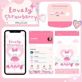 [ธีมไลน์] LovelyStrawberry