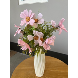 ส่งจากไทย 🇹🇭 ดอกไม้ประดิษฐ์ ดอกคอสมอส 1 ช่อมี 10 ดอก