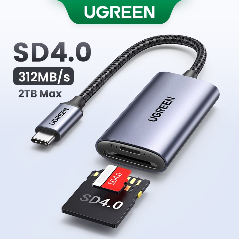 ugreen-รุ่น-80888-usb-c-sd-card-reader-2-in-1-usb-c-card-reader-adapter-type-c-micro-sd-memory-card-reader-for-tf-sd-sdx