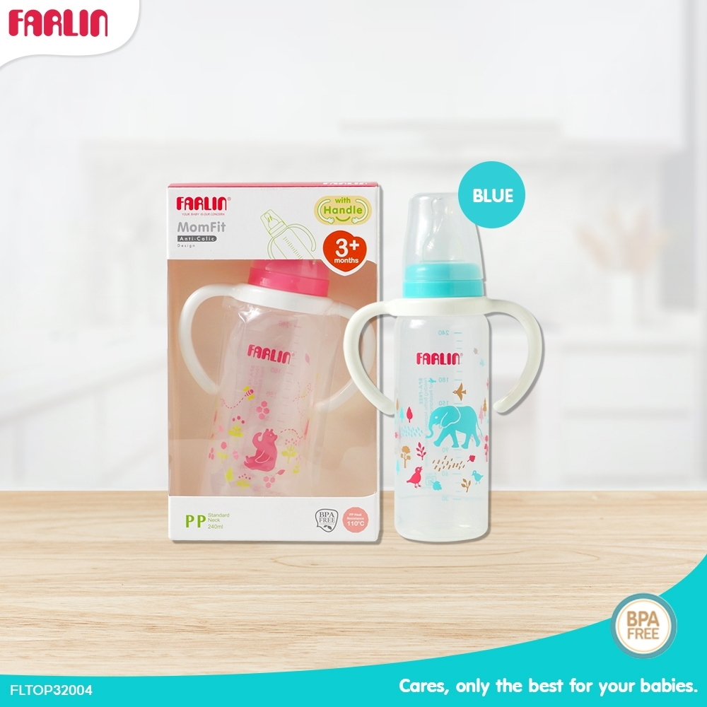 farlin-ขวดนม-ขวดนมพร้อมหูจับ-รุ่น-fltop41014-ขวดนมเด็ก-ขนาด240ml