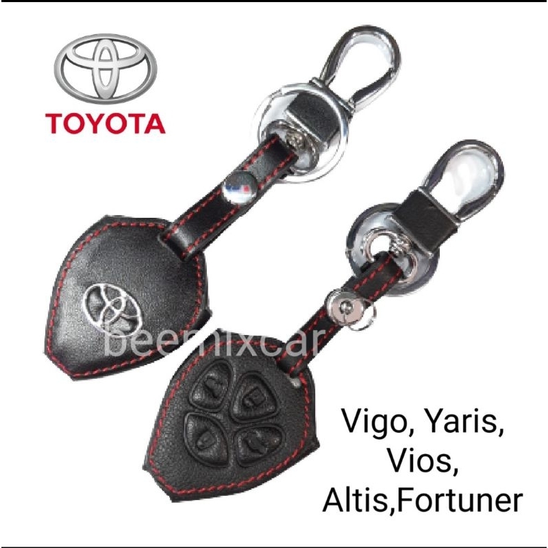 ซองหนังหุ้มกุญแจรีโมท-toyota-vigo-altis