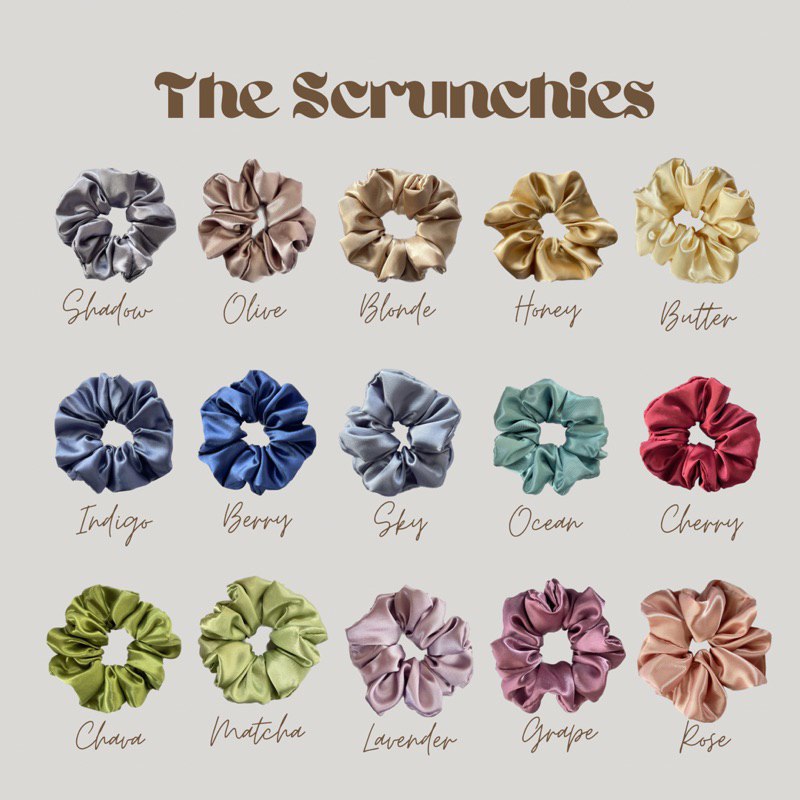 ยางมัดผม-the-scrunchies